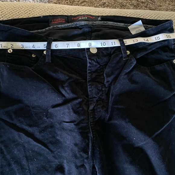 Black bootcut corduroy pants - Picture 4 of 4